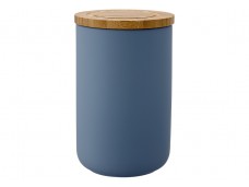 Ladelle Stak Soft Matt Dusky Blue pojemnik do przechowywania artykułów spożywczych 17 cm L61088