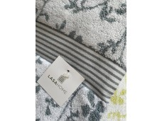 Lasa Portugal ręcznik do rąk 3406 VINTAGE FLORAL kolor 388 Grey 50 cm x 100 cm 