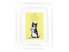 Ashdene Obrazek w ramce 30005 "psotne kotki żółty"