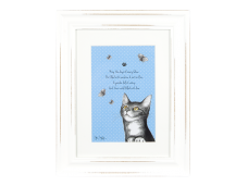 Ashdene Obrazek w ramce 30006 "psotne kotki niebieski"