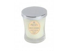 Price's Candles zapachowa świeca w słoiczku - średnia WHITE WOODS